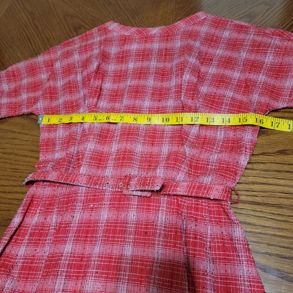 1940s Maggi Maid of Lucerne vintage red dress - Picture 6 of 9